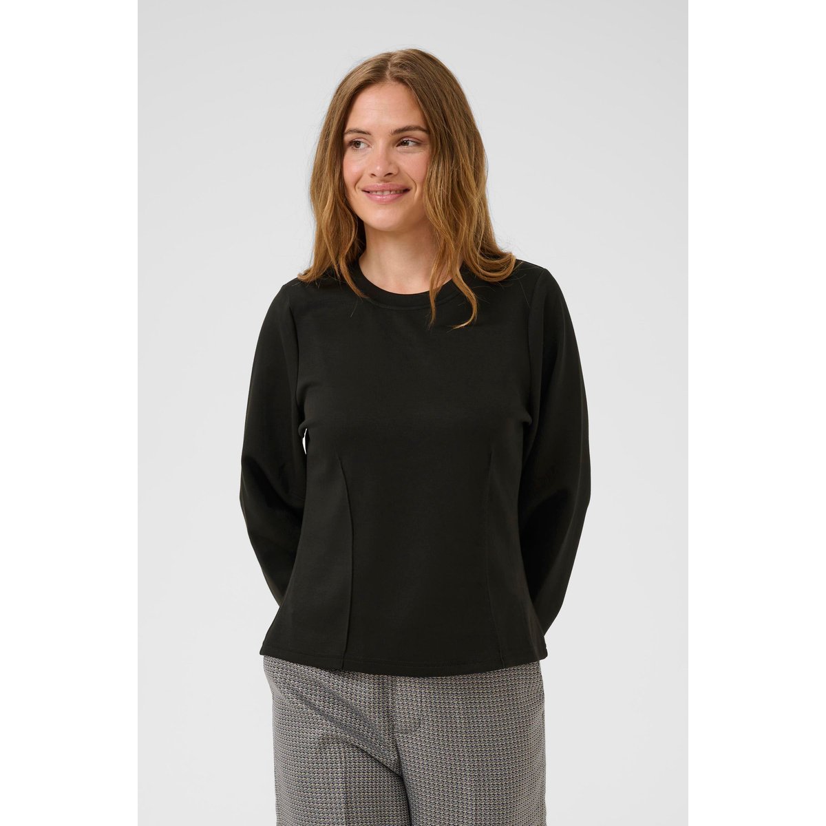 Sweatshirt noir, CULTURE