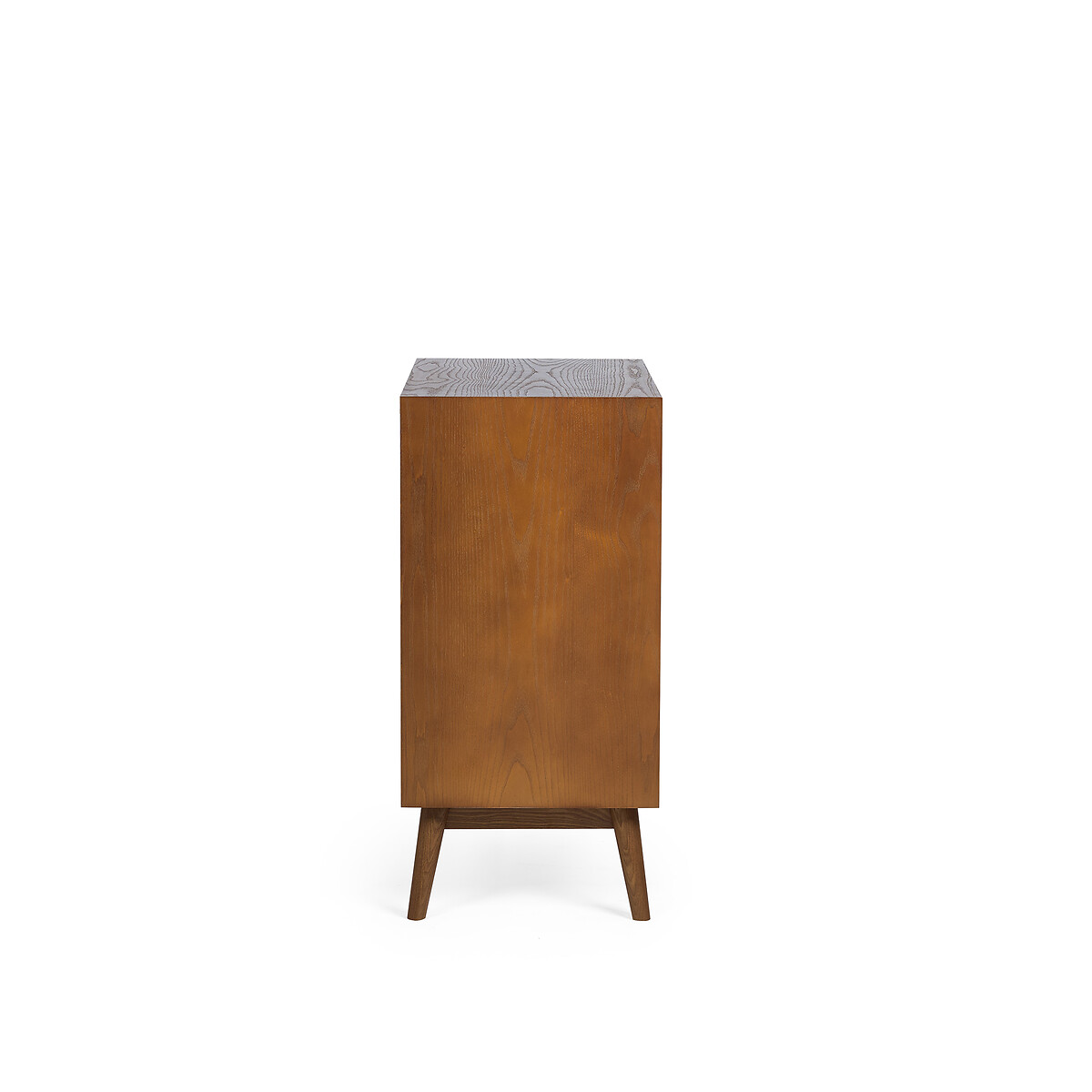 Elijah Retro Ash Wood Chest of 3 Drawers auburn, SO'HOME
