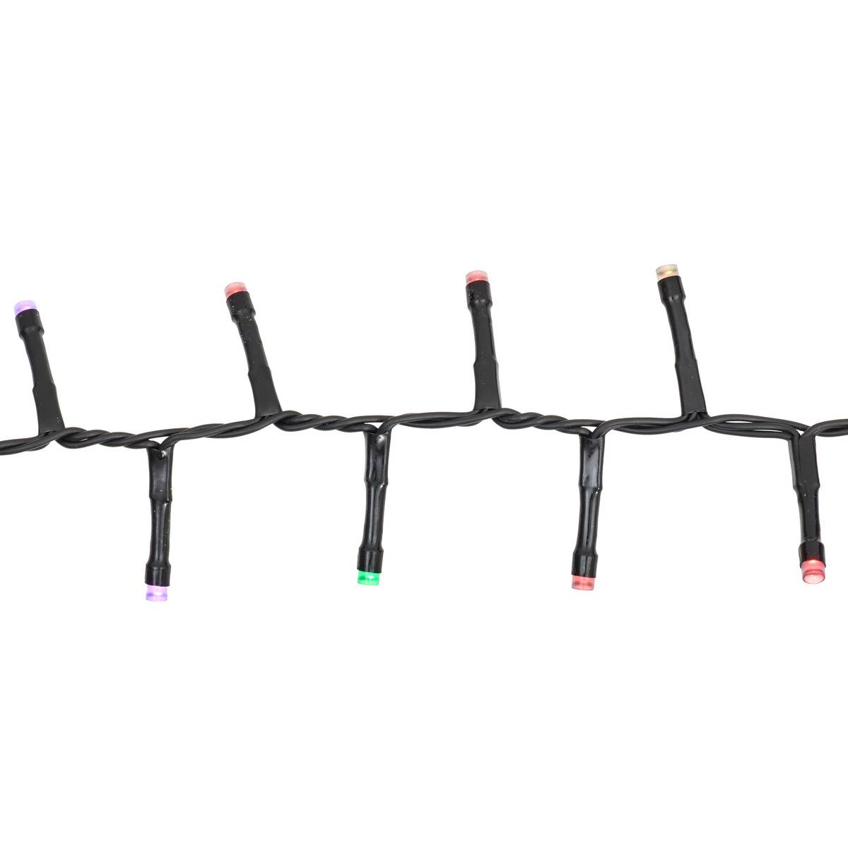 Guirlande lumineuse cluster d'extérieur 7,5 m 375 LED changement de couleur 8 fonctions avec télécommande sur secteur multicolore, FEERIC LIGHTS & CHRISTMAS