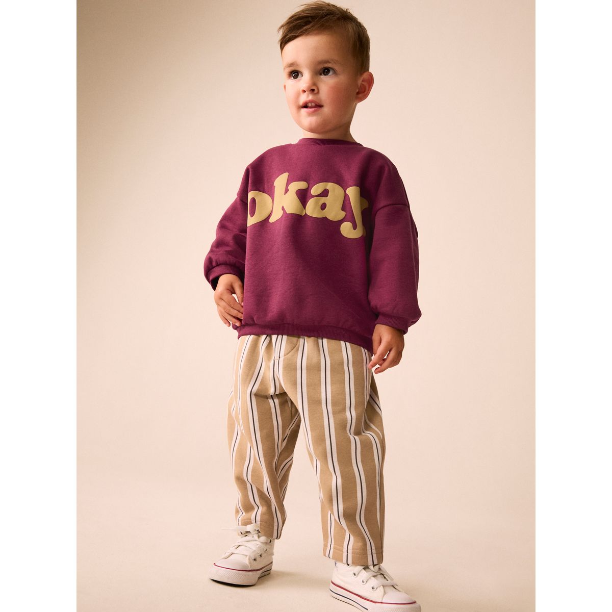 Sweat ras du cou et pantalon de jogging rouge, NEXT