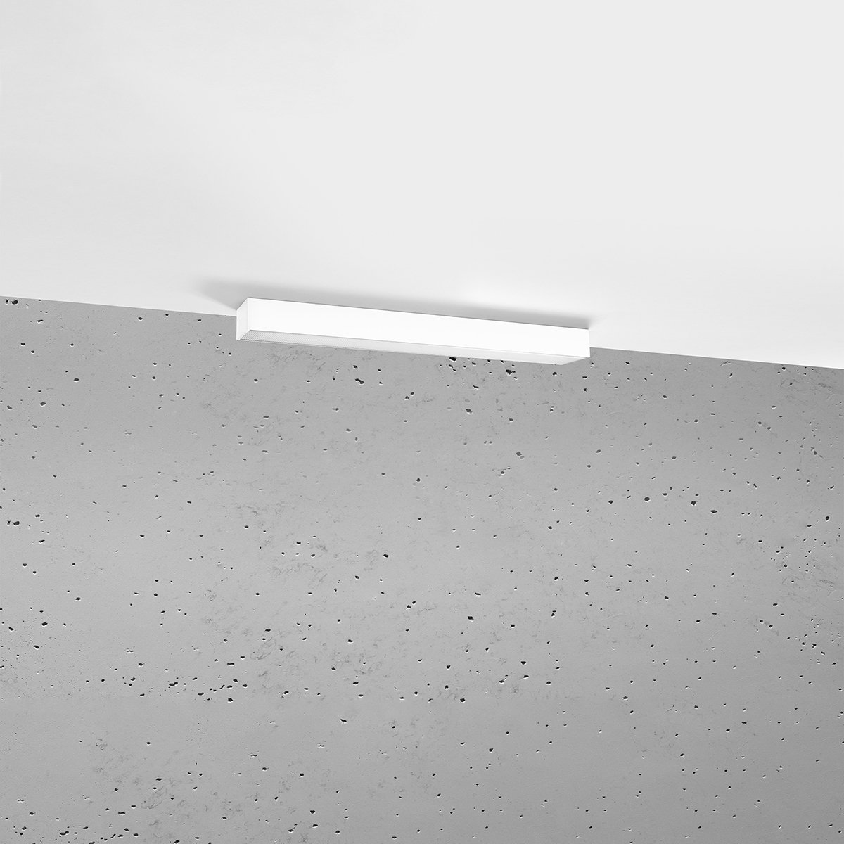 Plafonnier Aluminium Blanc LED 1 Pinne blanc, EDEN