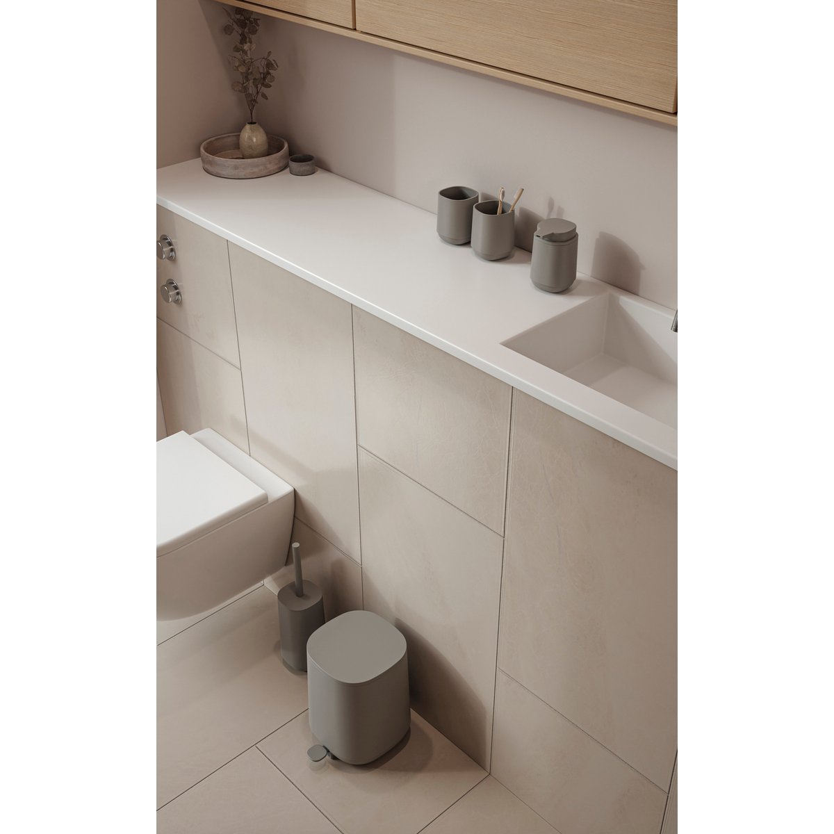 Brosse de toilette TIME concrete, ZONE DENMARK