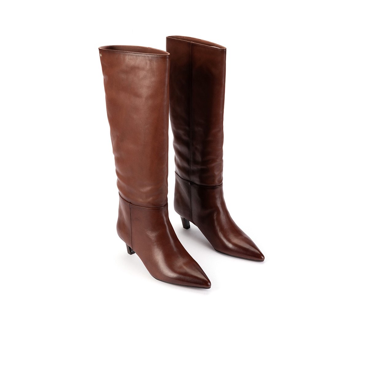 Bottes cuir Catarina cafe, MARTINELLI