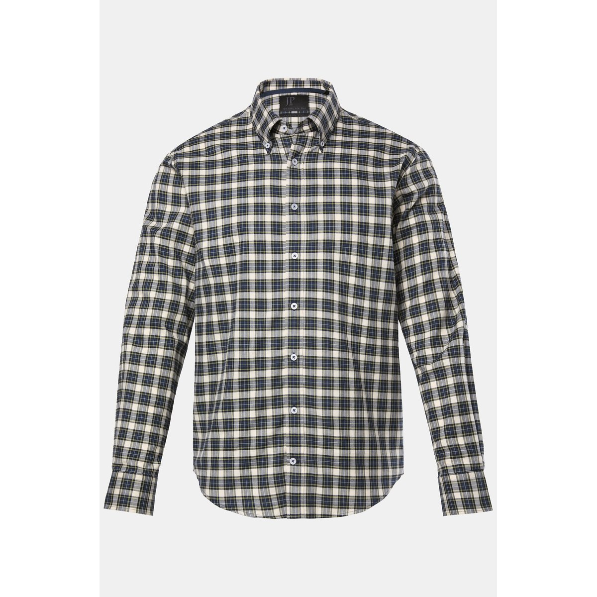 Chemise à carreaux bleu marine, JP1880