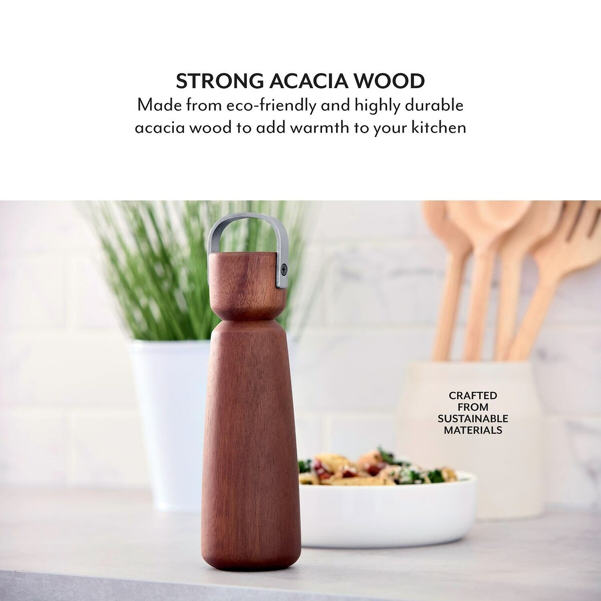 SLT Core Large Manual Salt and Pepper Mill brown , SUR LA TABLE
