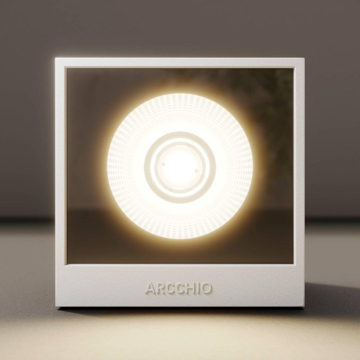 Applique extérieure en aluminium moderneLED blanc, ARCCHIO