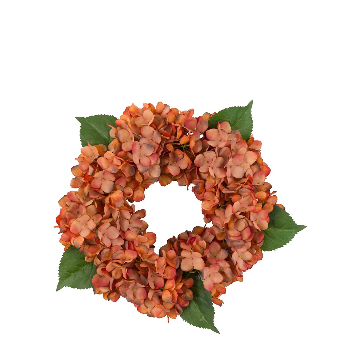 Rust Hydrangea Wreath orange, ÉDITÉ