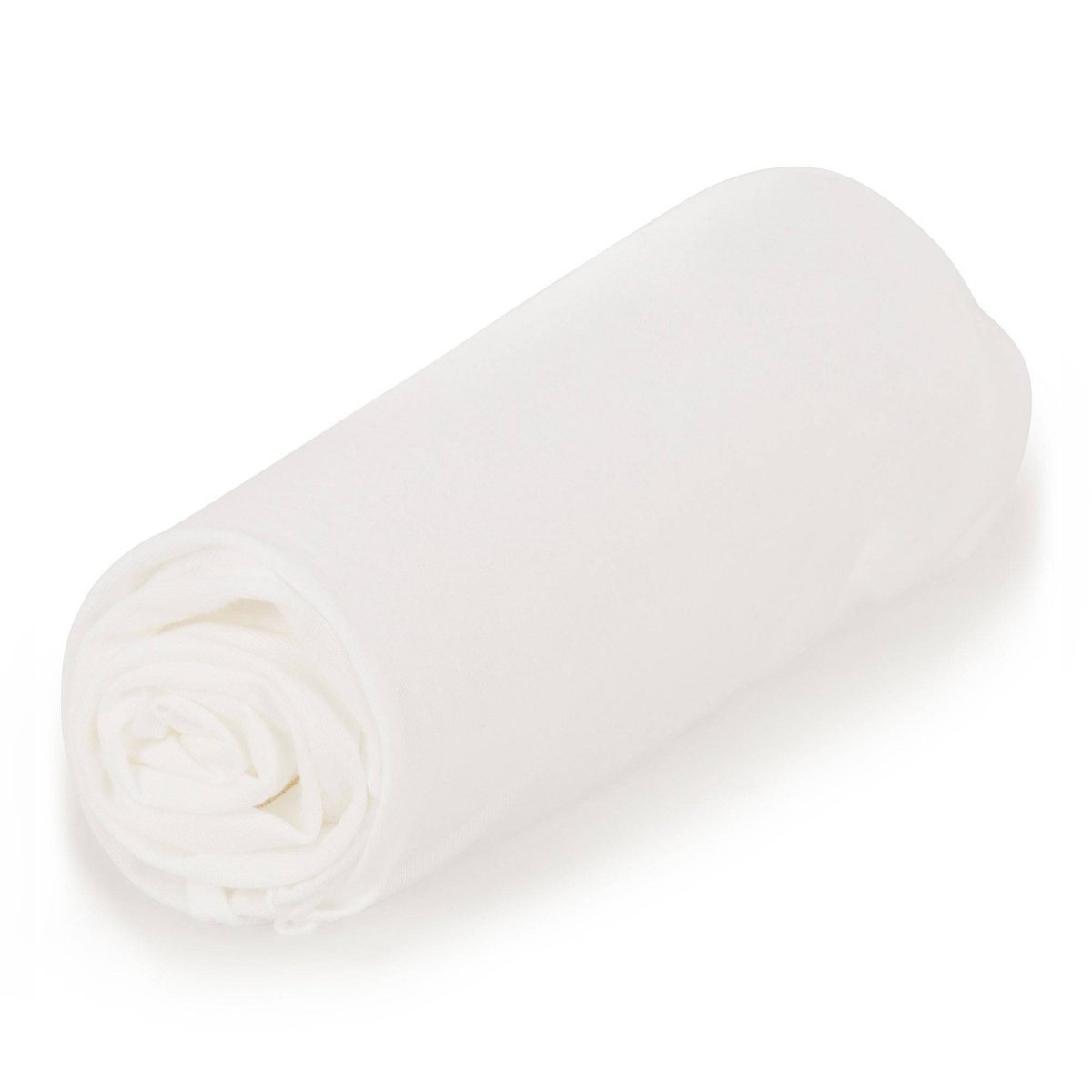 Drap house 60x120cm contenant du coton BIO, certifié OEKO-TEX blanc, BOUT'CHOU