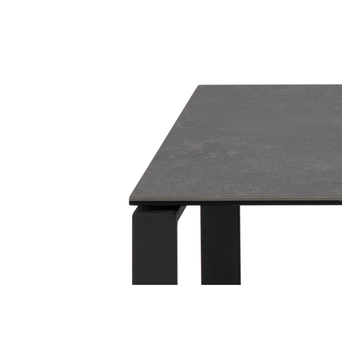Tables basses rectangulaires en céramique et métal (set de 2) - KATHY gris, HELLIN, DEPUIS 1862