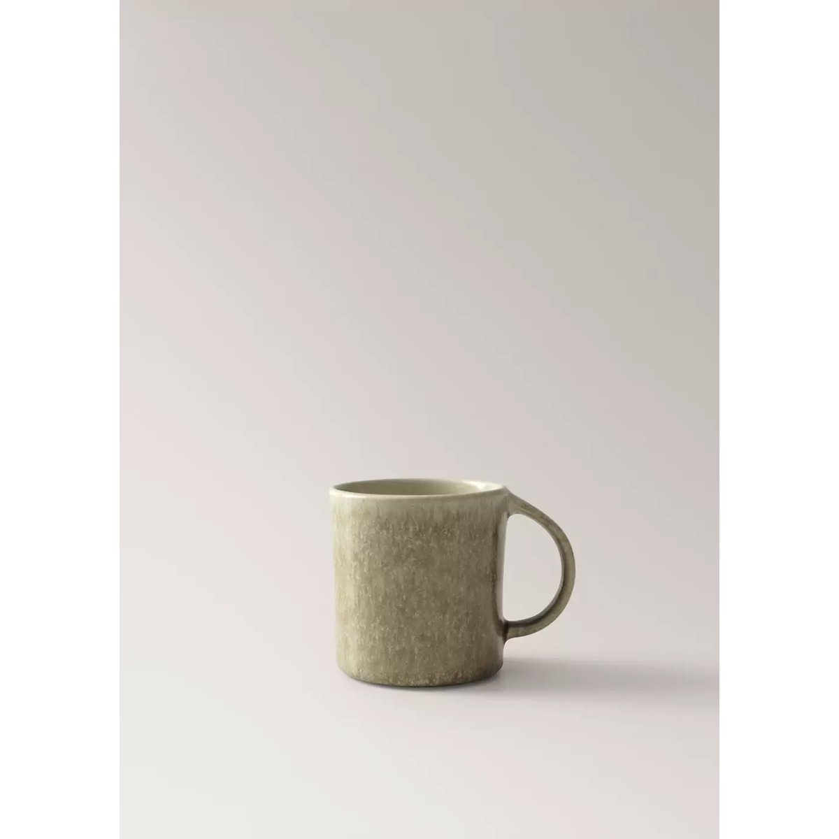 Petite tasse en grès mat marron moyen, MANGO HOME