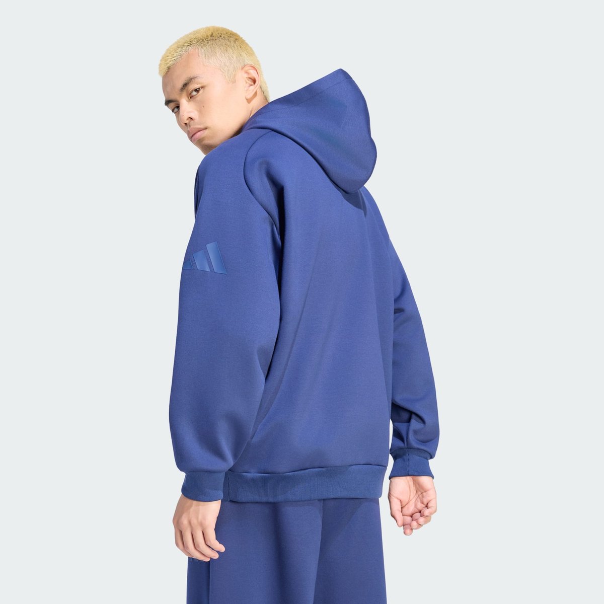 Sweat-Shirt À Capuche En Maille Soft Lux Winter Sweat-Shirt À Capuche En Maille Soft Lux Winter dark blue, ADIDAS SPORTSWEAR