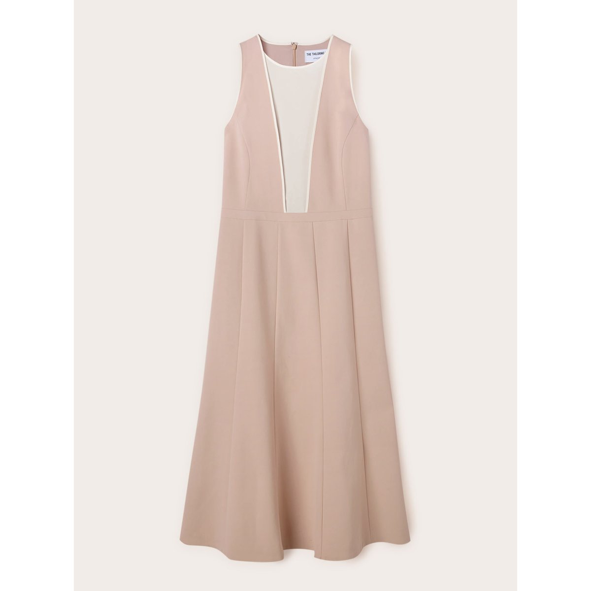 Robe évasée avec insert beige, MOTIVI