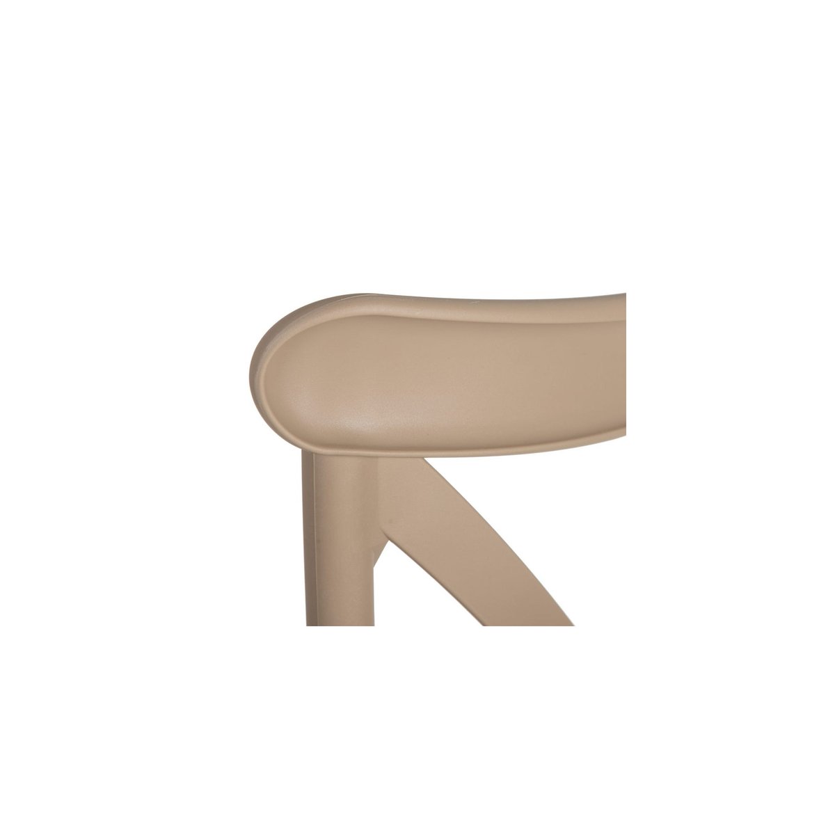 Chaise Esprit Bistrot en Polypropylène Beige beige, WADIGA
