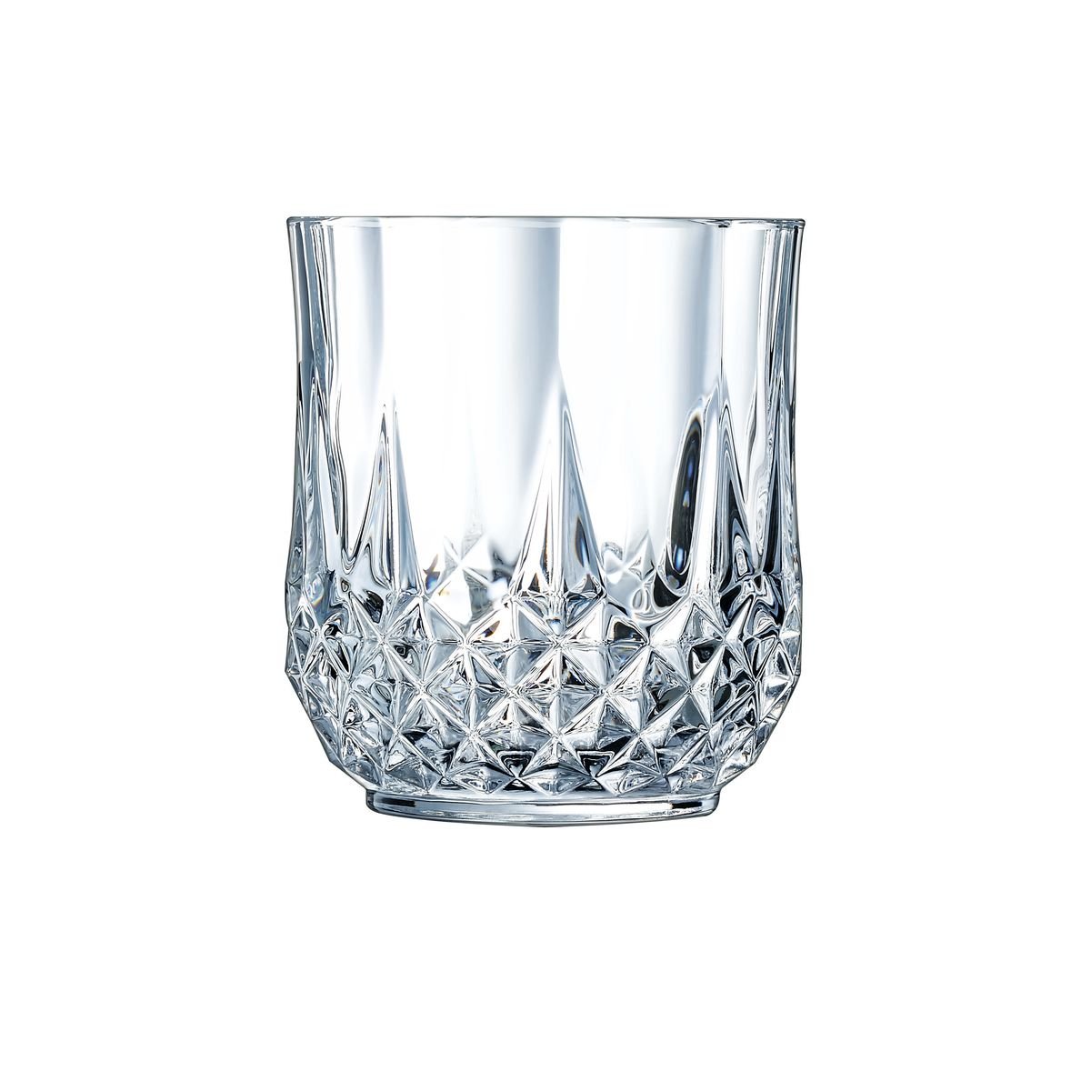 6 verres à eau 32cl -LONGCHAMP transparent, CRISTAL D ARQUES