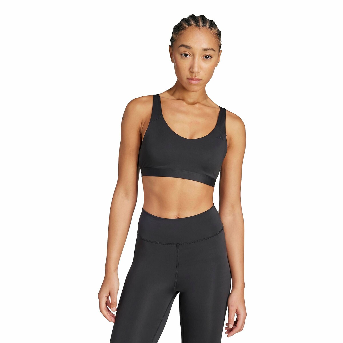 Brassière de yoga noir, adidas Performance
