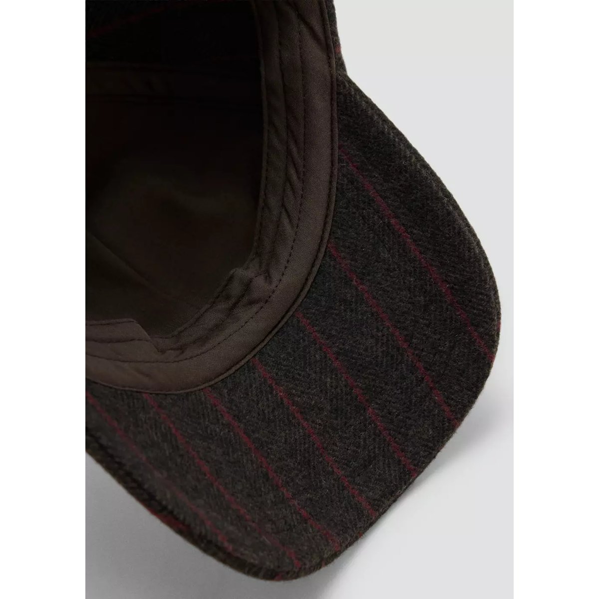 Casquette à rayures tennis marron, MANGO TEEN