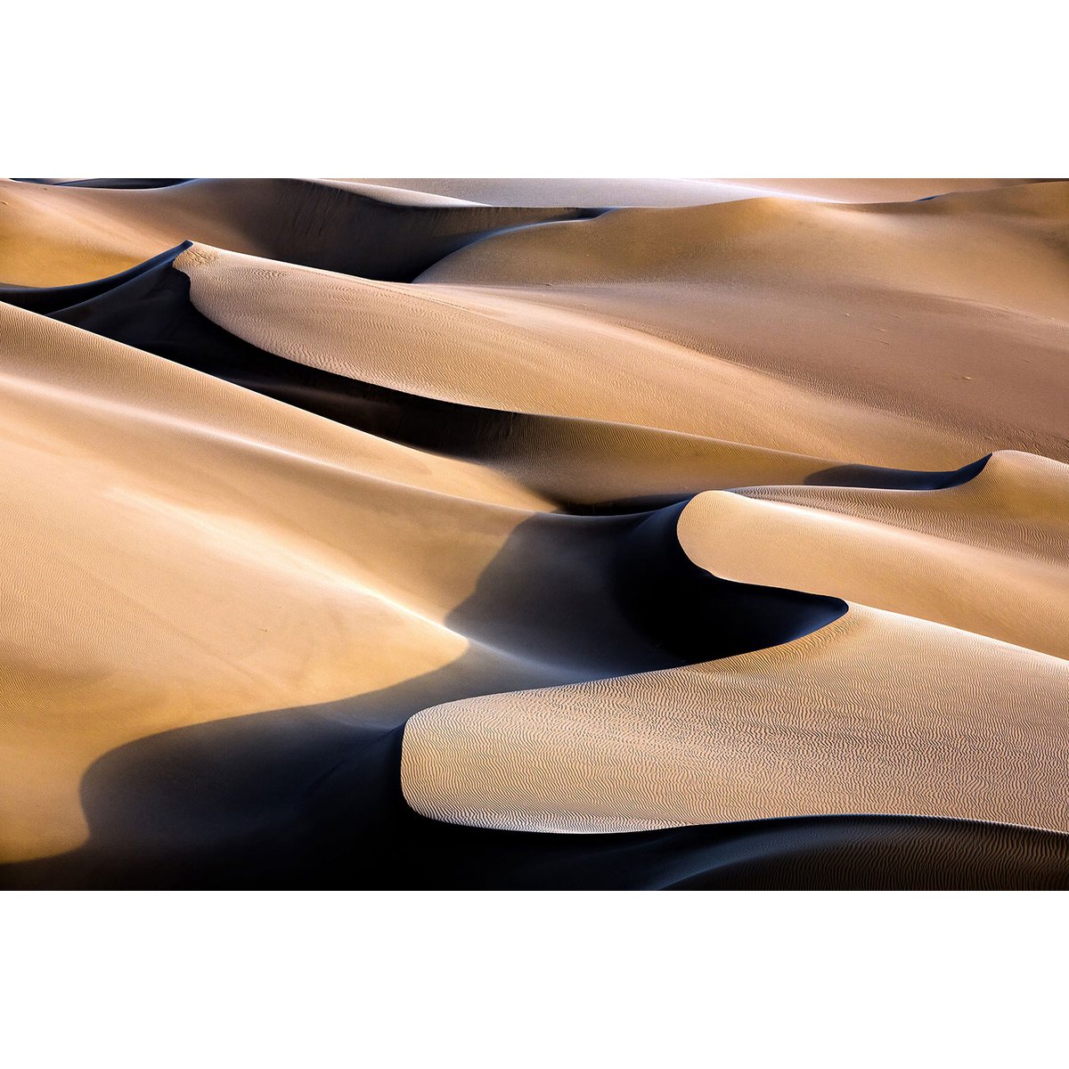 Tableau Vagues de sable tableau alu dibond, HEXOA