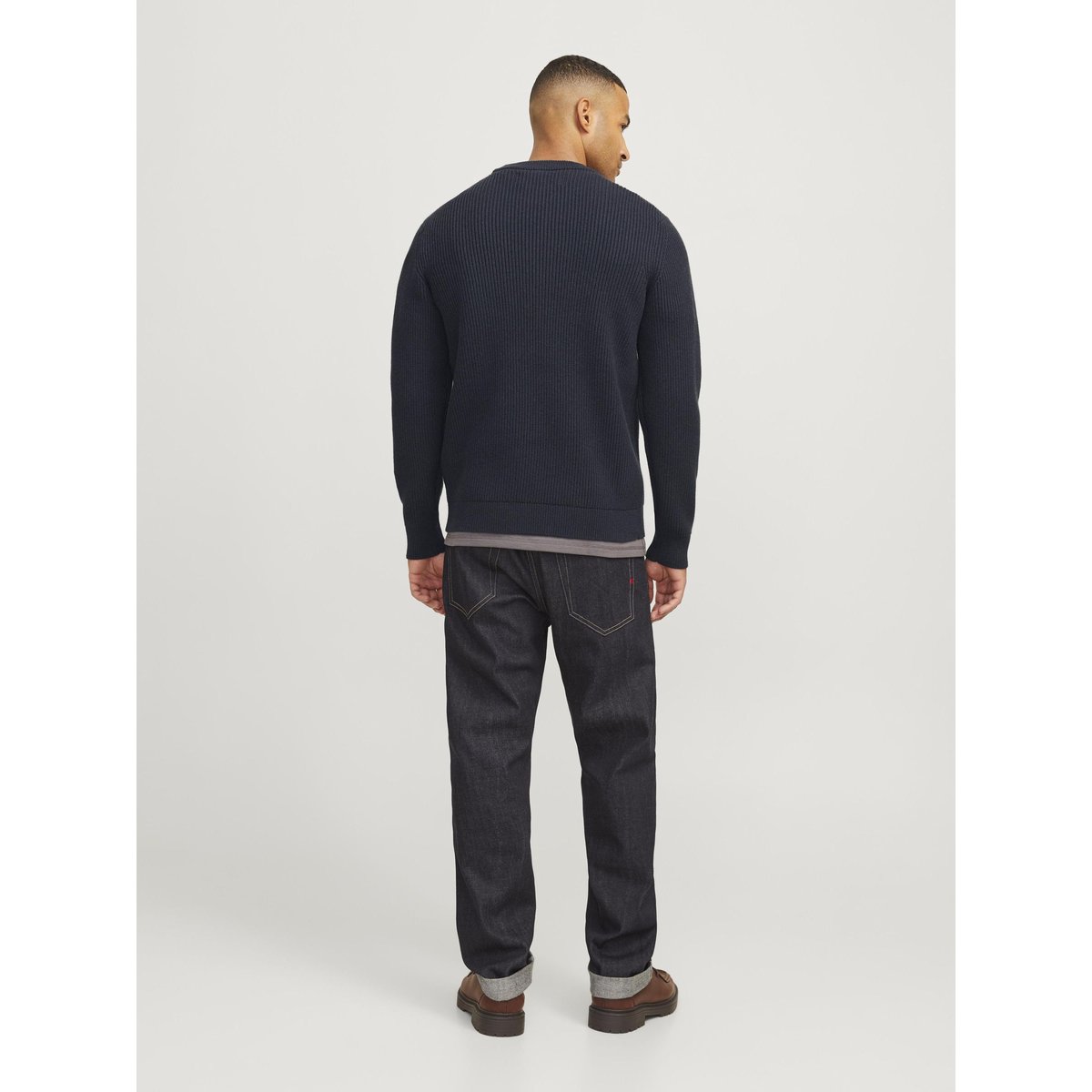Pull En Maille bleue - salute 3, JACK & JONES