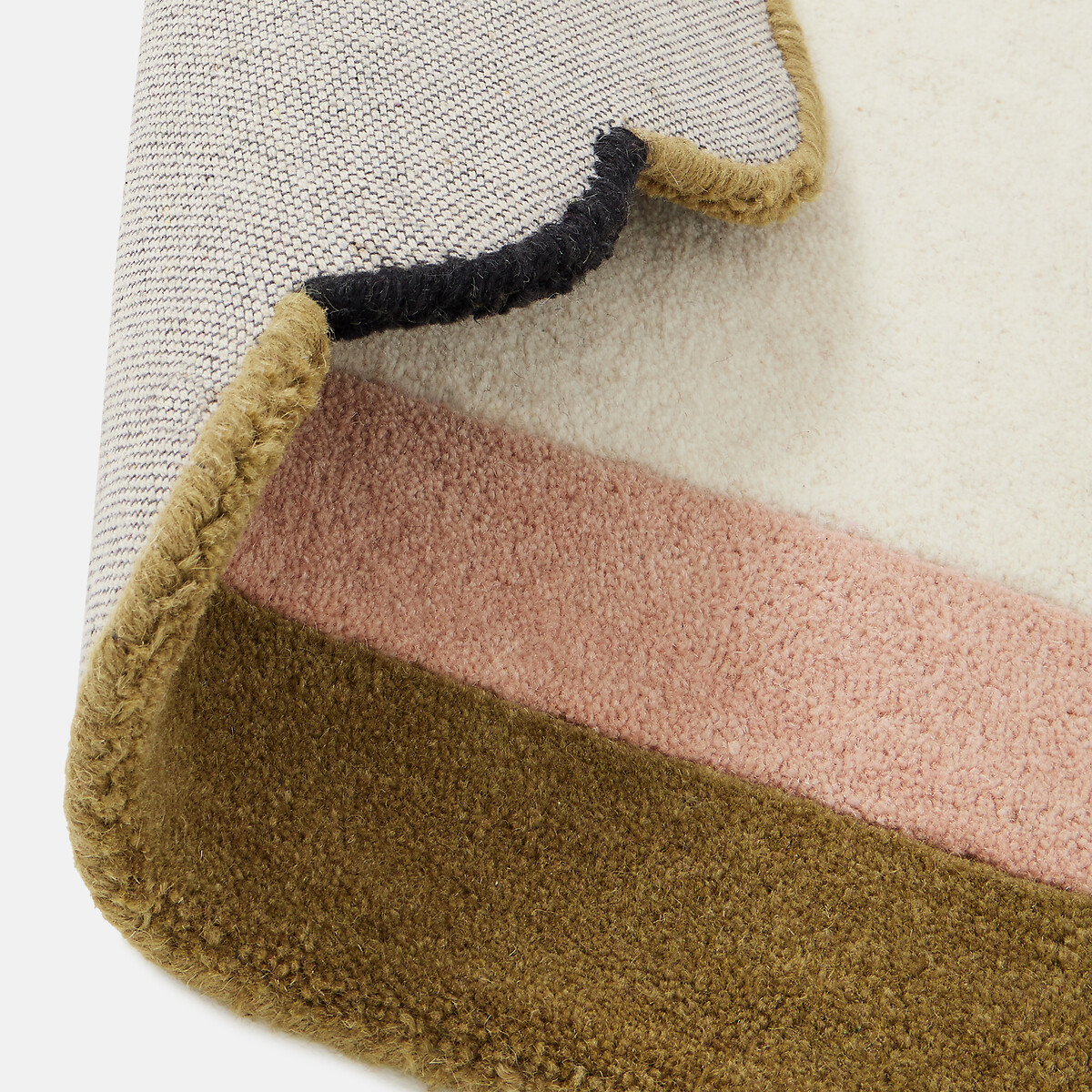 Tapis en laine, MADIA ecru/rose/bronze, LA REDOUTE INTERIEURS