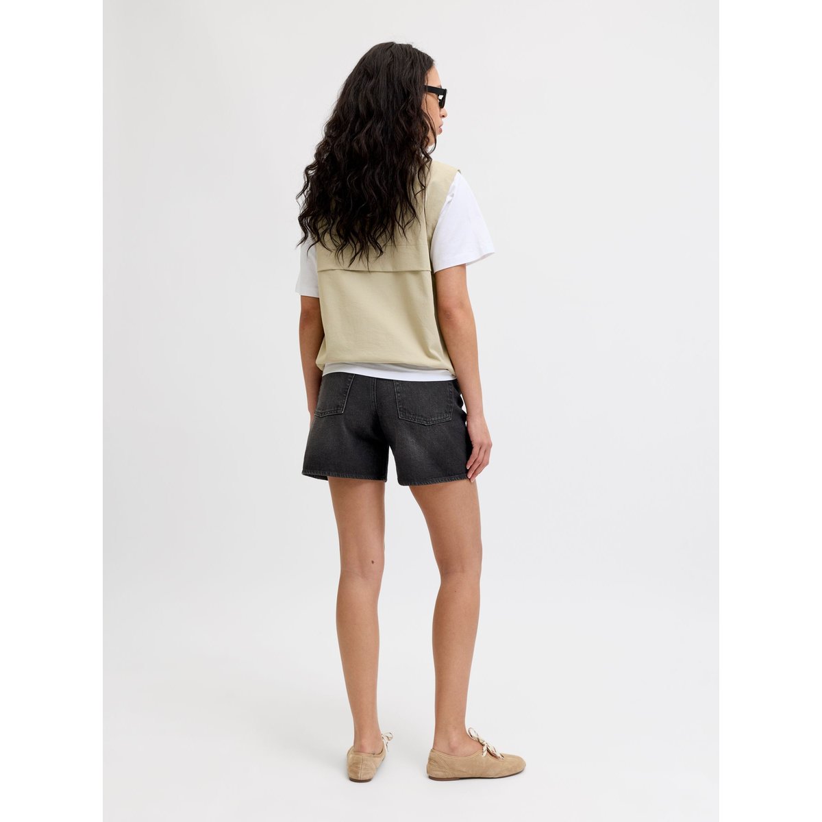 Short En Denim black denim 1, JJXX