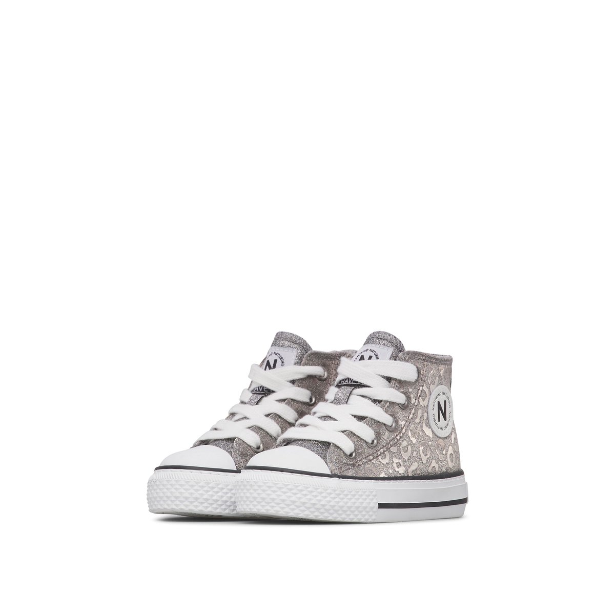 Baskets hautes en tissu YLFAS. gris foncé-, NATURINO