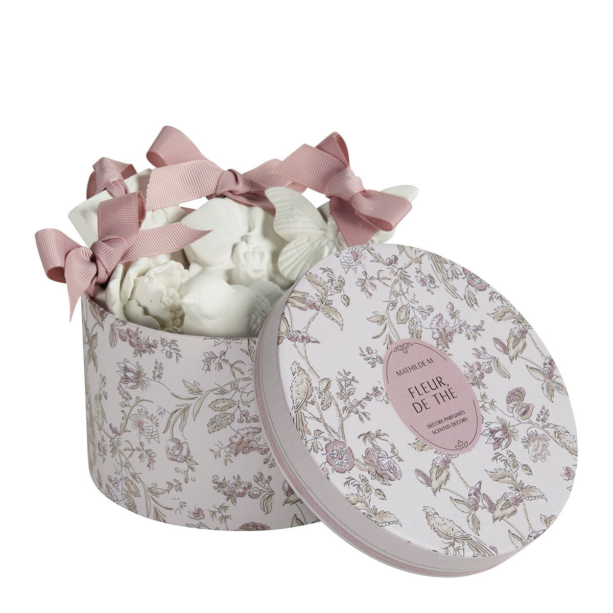 Coffret de 5 décors parfumés - Fleur de Thé blanc, MATHILDE M