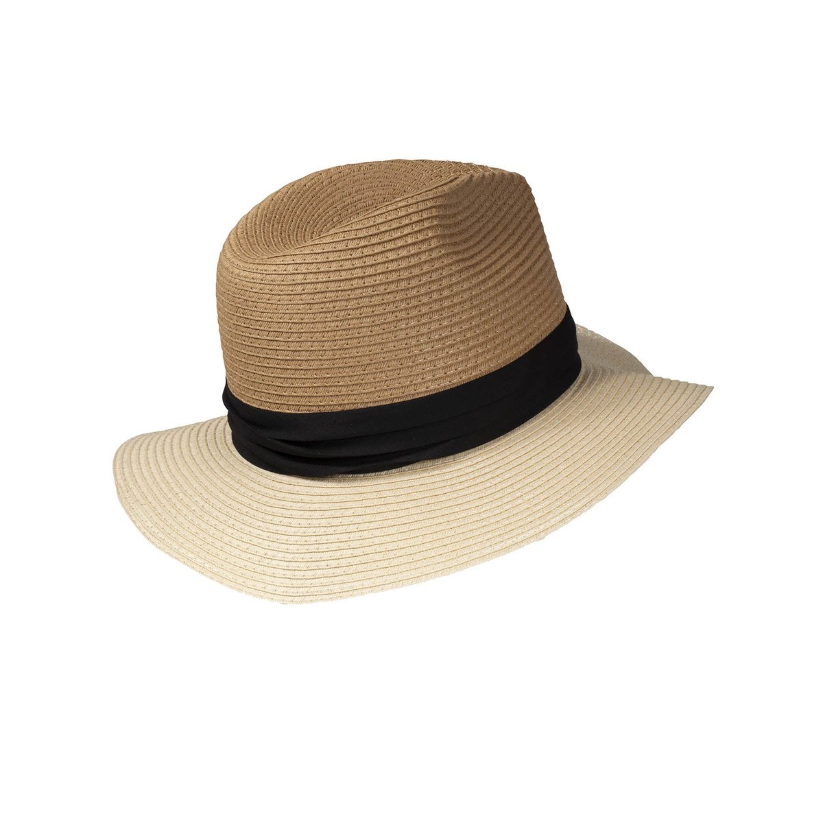 Chapeau bande noire, ajustable tour de tête noir noué noir, ISOTONER
