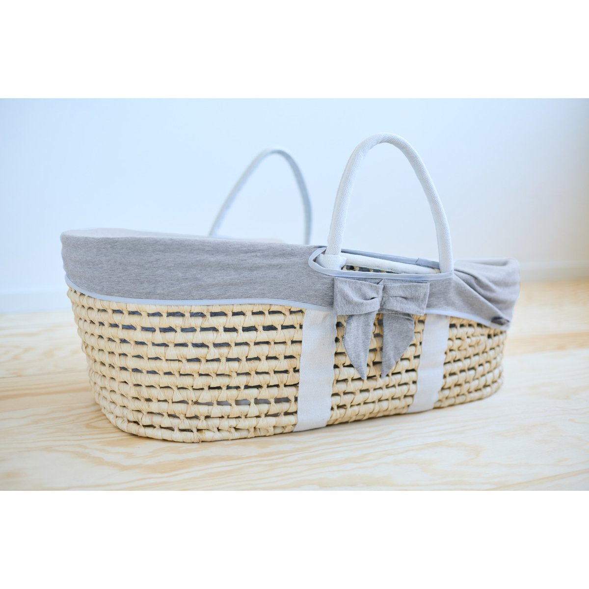 Couffin + habillage jersey gris, CHILDHOME