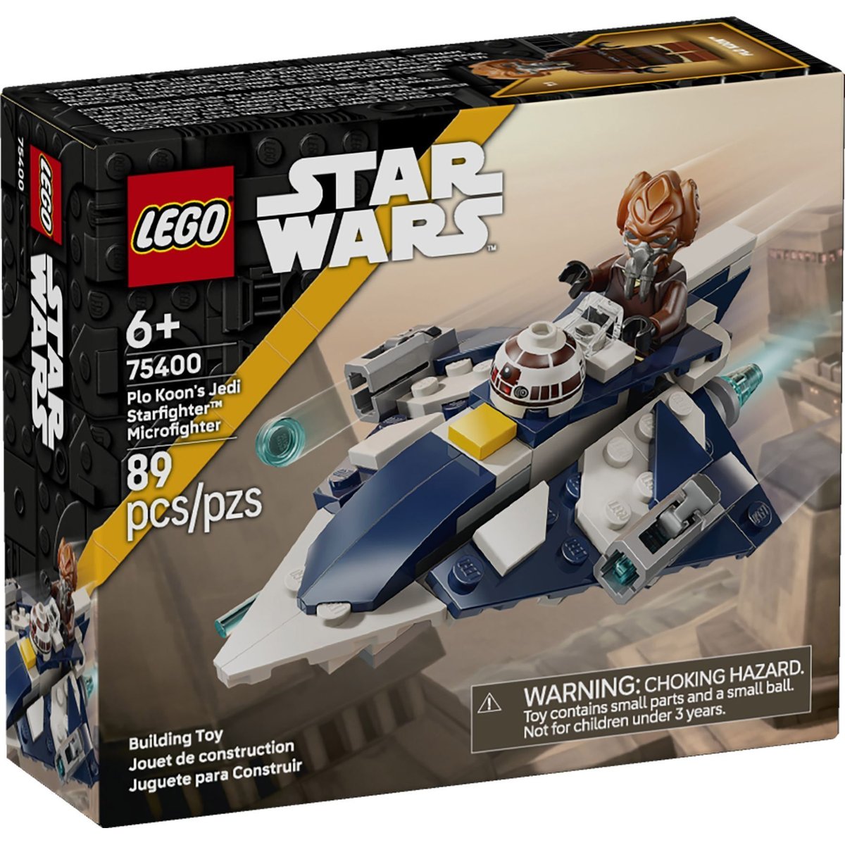 LEGO Star Wars - Microfighter Chasseur Jedi de Plo Koon - 75400 multicolore, LEGO