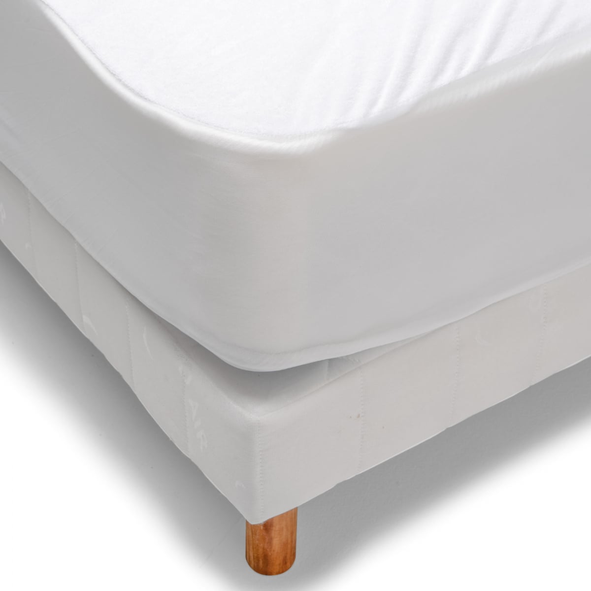 Lot de 2 Alèses Protège-matelas imperméables et respirants blanc, BLEU CALIN