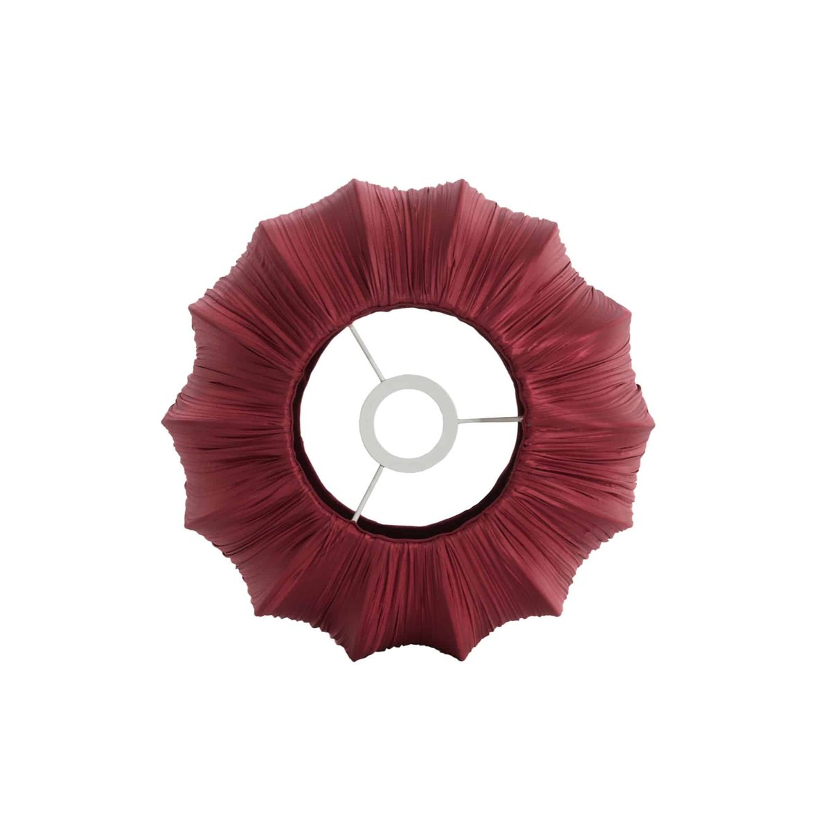 Abat-Jour Textiles FAROL bordeaux, LIGHT & LIVING 