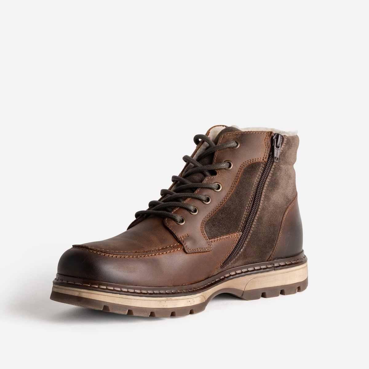 Boots en cuir LOUNESS cognac, ERAM