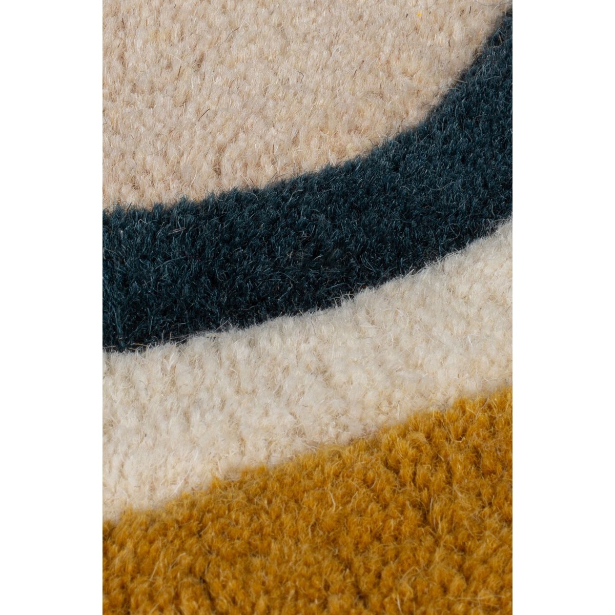 Tapis en laine LEO SCALLOP multicolore, FLAIR RUGS