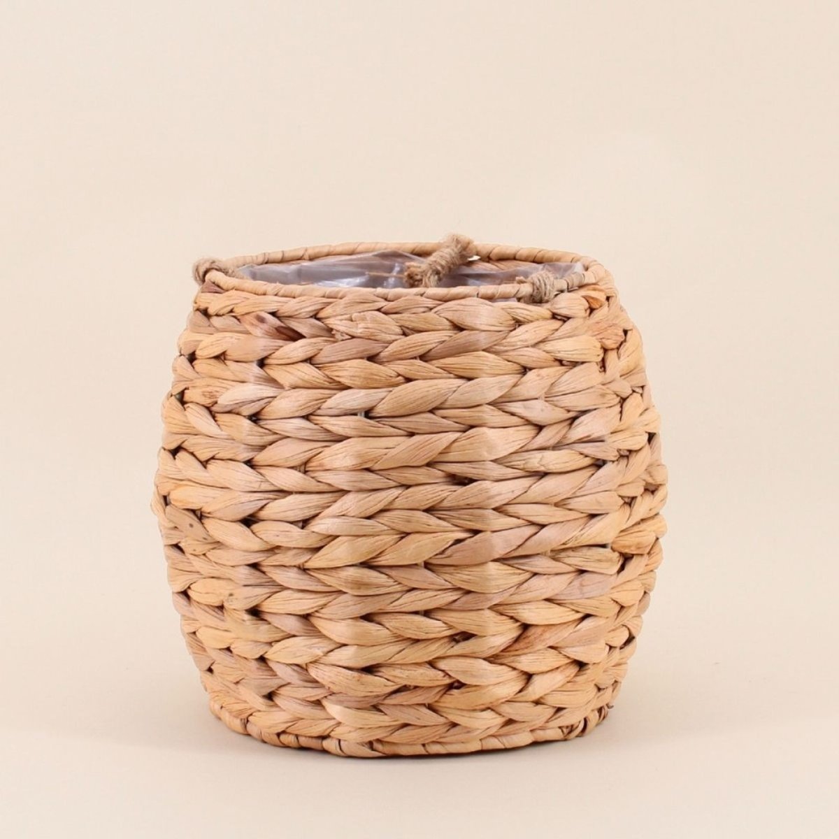 Set de 2 cache-pot à suspendre en jacinthe d'eau naturel, ORNAMI