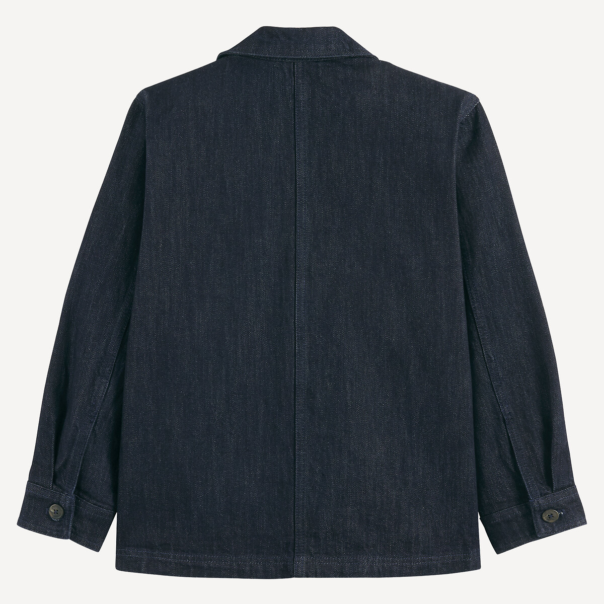 Veste esprit worker en coton bleu brut, LA REDOUTE COLLECTIONS
