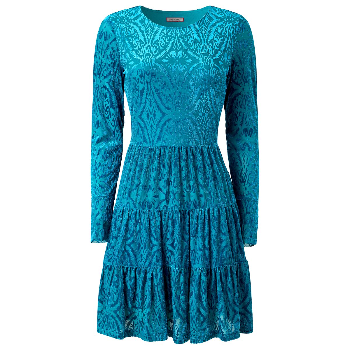 Ravissante Robe Tunique en Velours Dévoré autres, JOE BROWNS