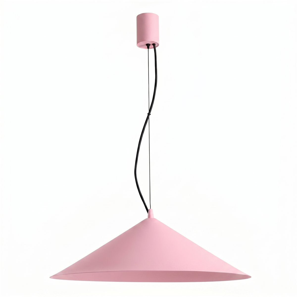 Suspension Acier Rose LED 1 Fint rose, EDEN