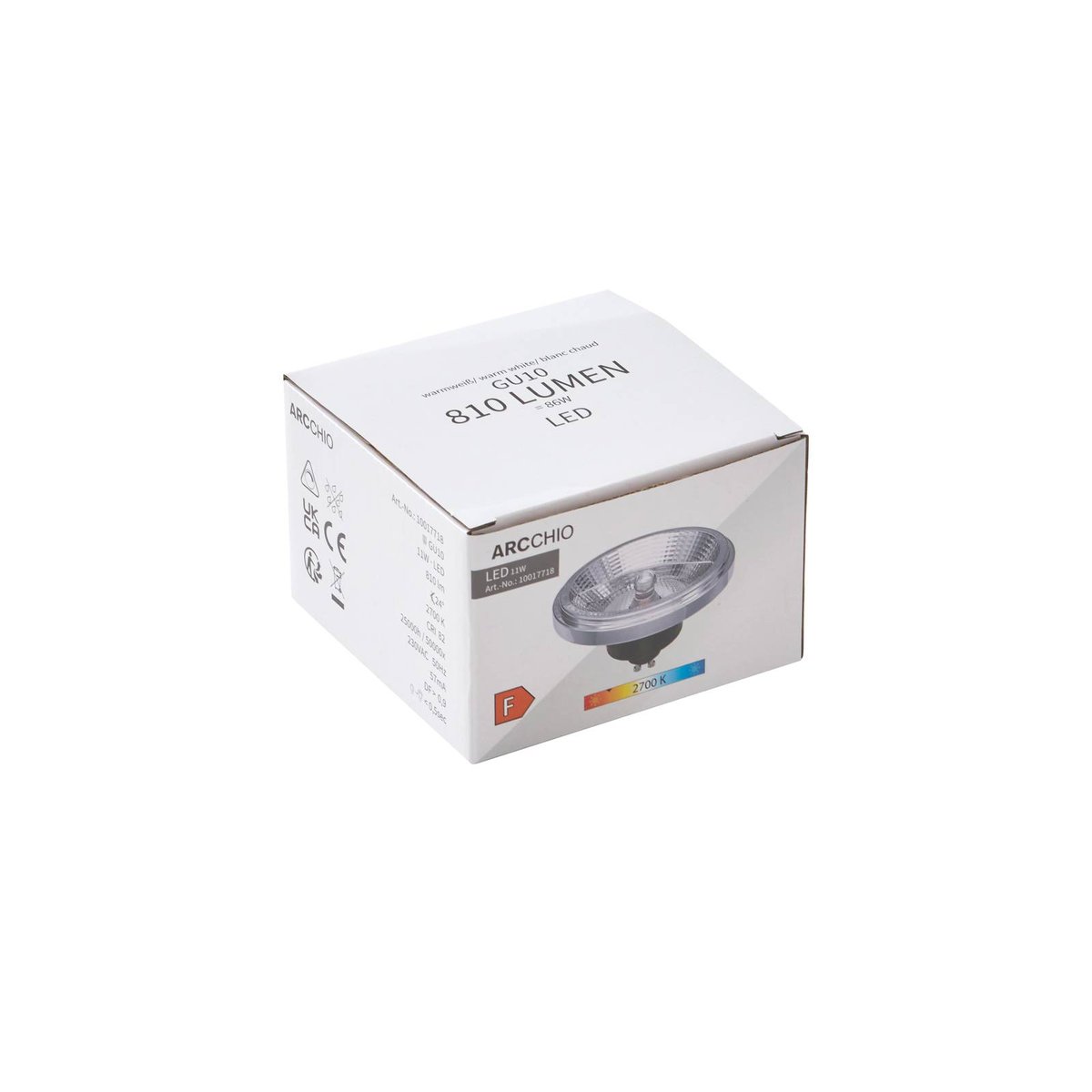 Ampoule GU10LED, Gu10 Es111 11W LED couleur unique, ARCCHIO