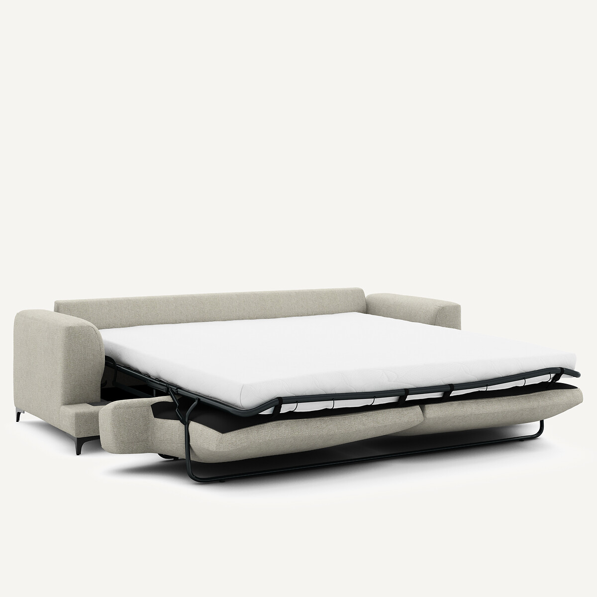 4-Sitzer-Schlafsofa Marsile, Tweed-Optik elfenbein, AM.PM