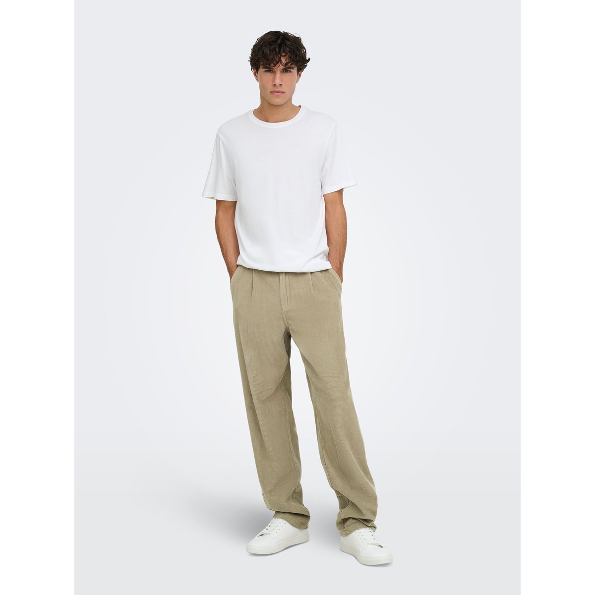 Pantalon grise - laurel oak 1, ONLY & SONS