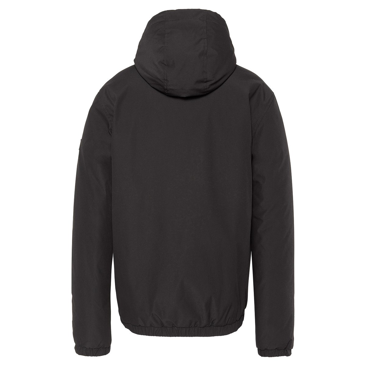 Blouson à capuche doublé sherpa noir, SCHOTT