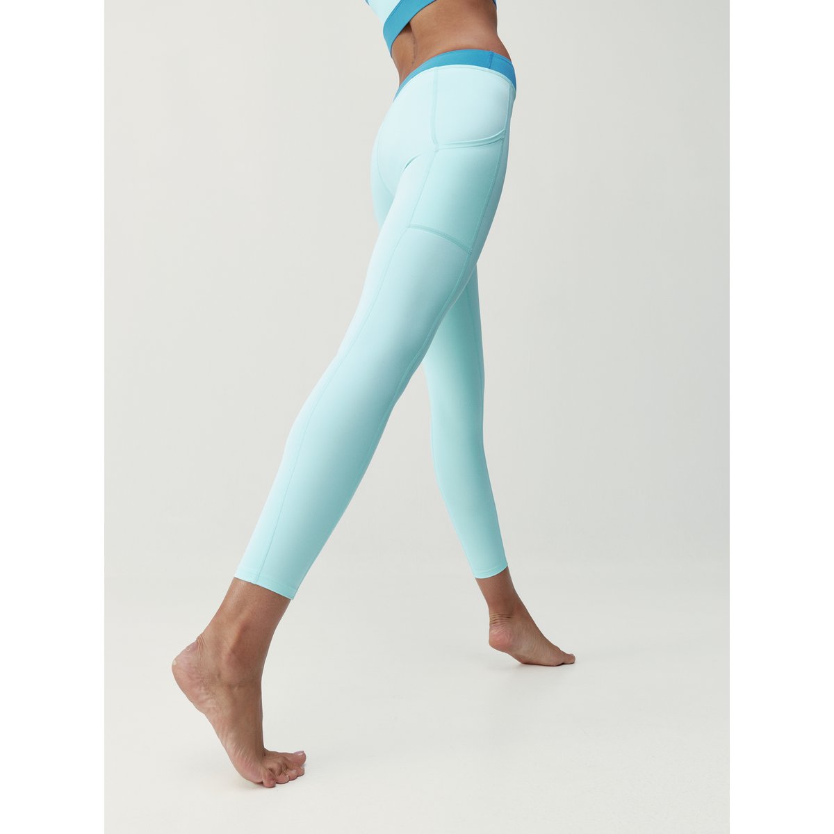 Legging de sport Long Performance XENIA bleu turquoise / bleu marine, BORN