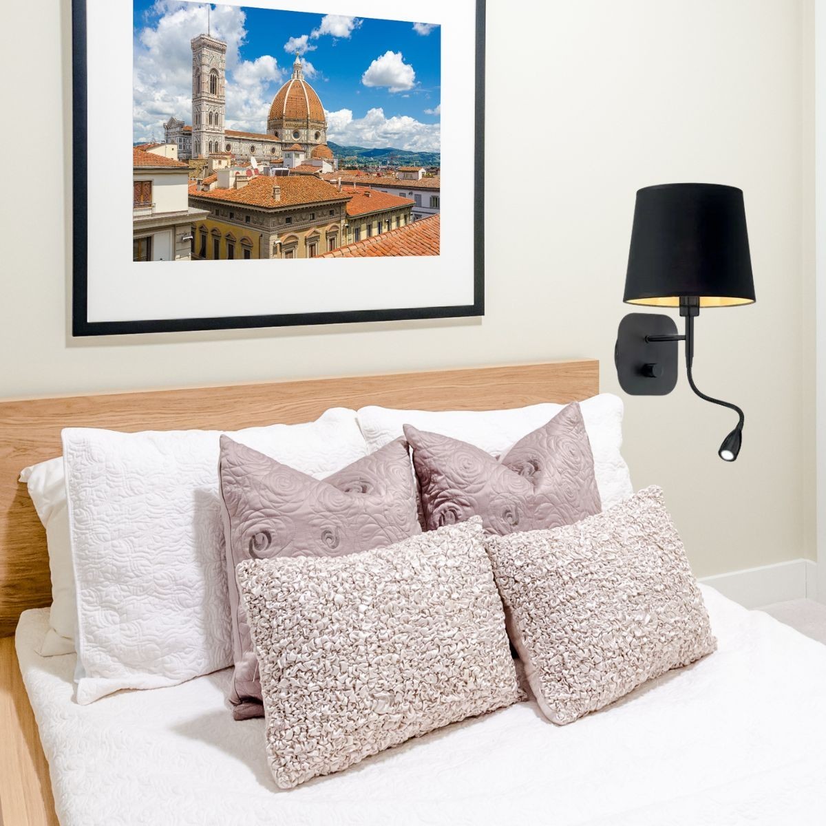Applique    NORDIK noir, IDEAL LUX