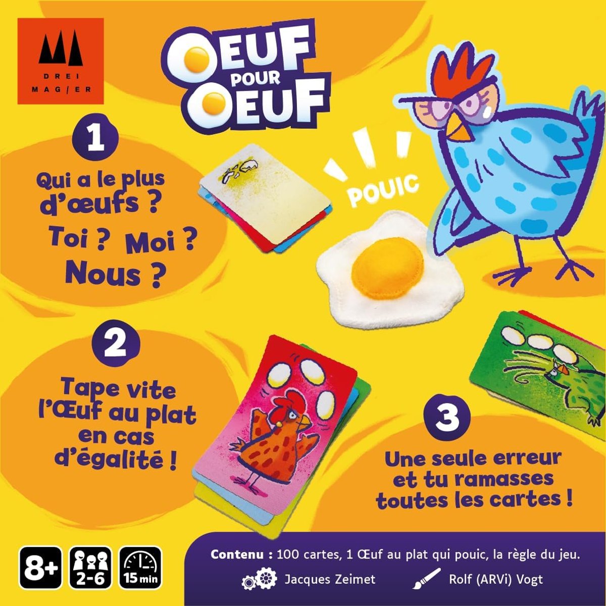 Oeuf Pour Oeuf orange, GIGAMIC