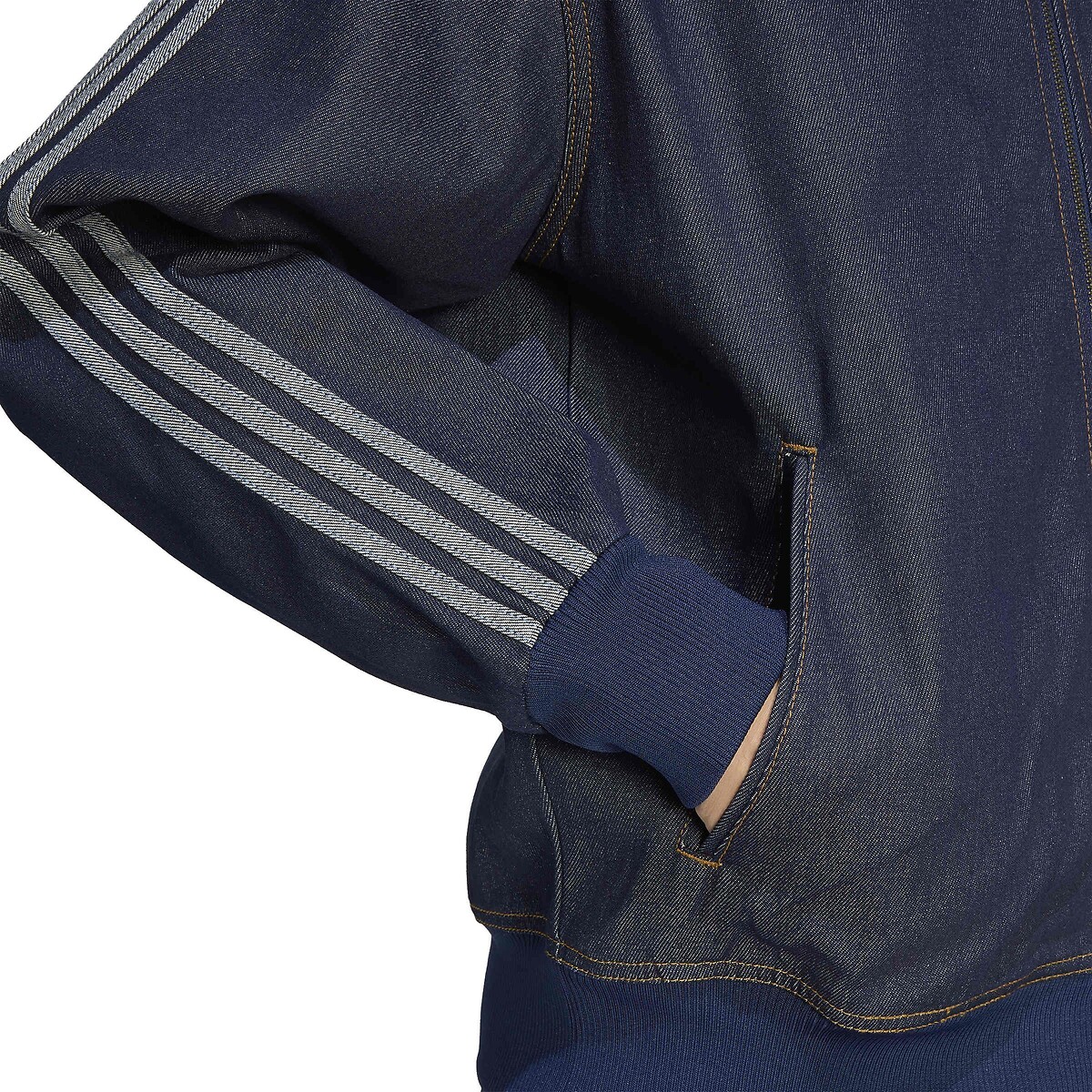 Firebrand Loose Fit Denim Track Top denim blue , adidas Originals