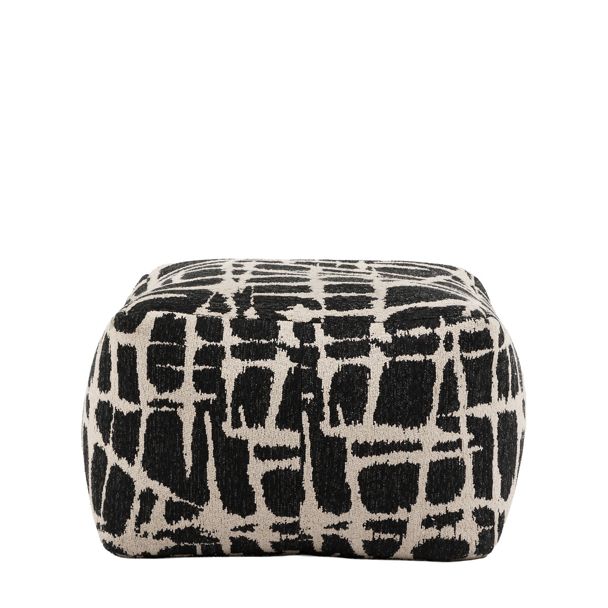 Elena Jacquard Pouffe 55x55cm slate, ÉDITÉ