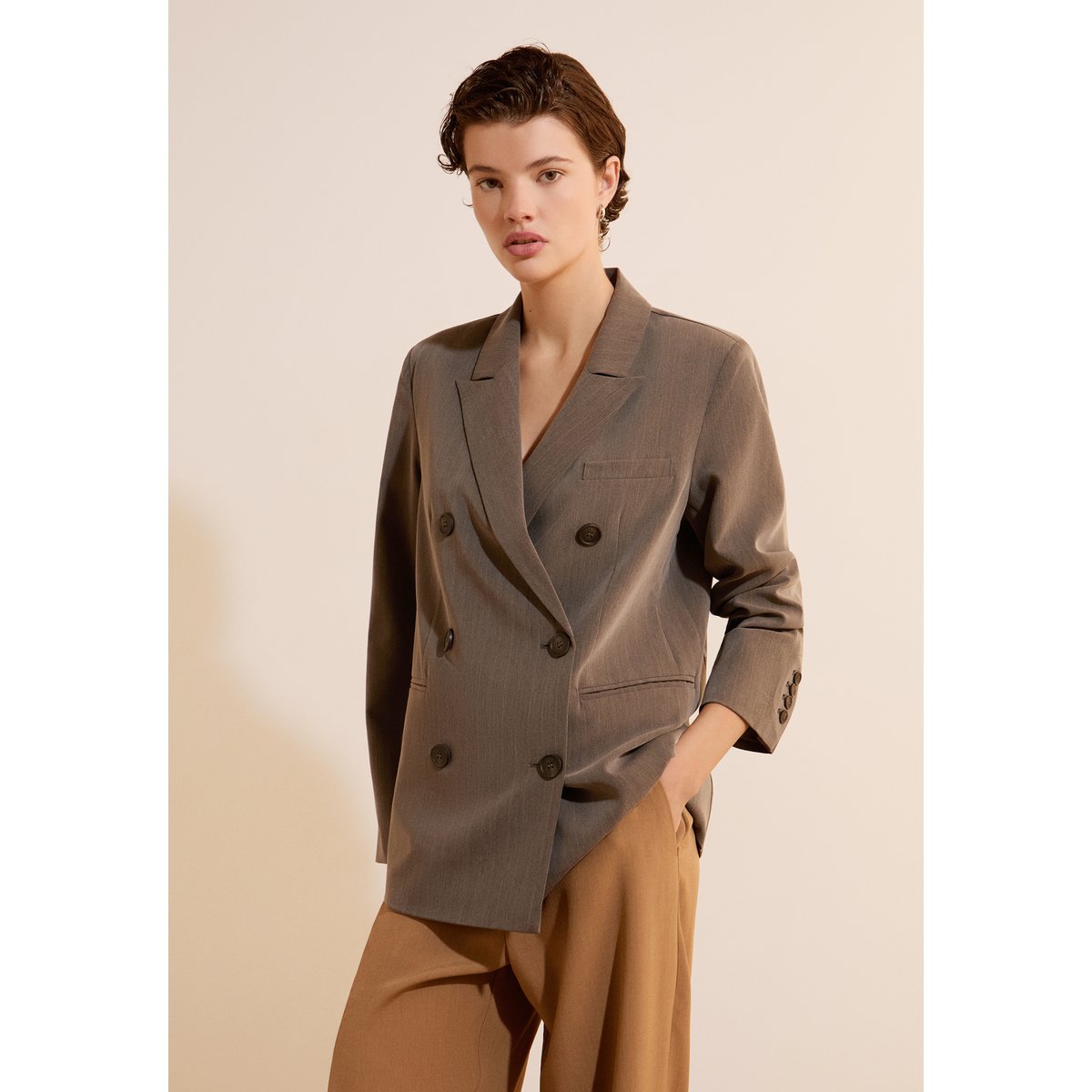 ETAM VESTE TOMBOY RAY - VESTE gris, ETAM