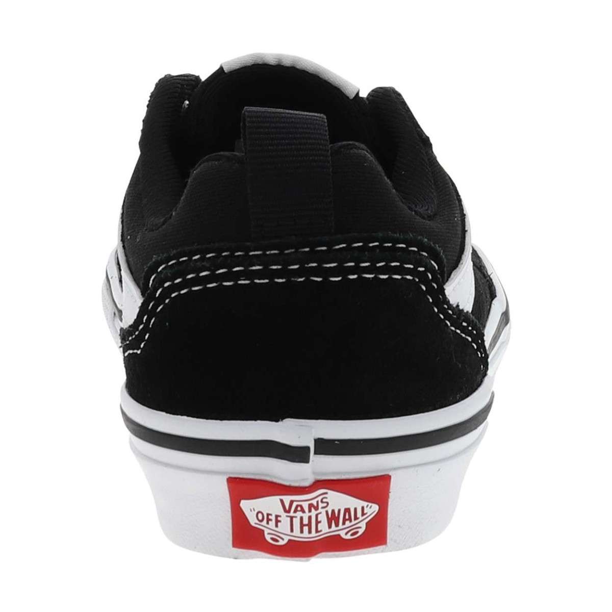 Baskets FILMORE cuir talon plat noir, VANS