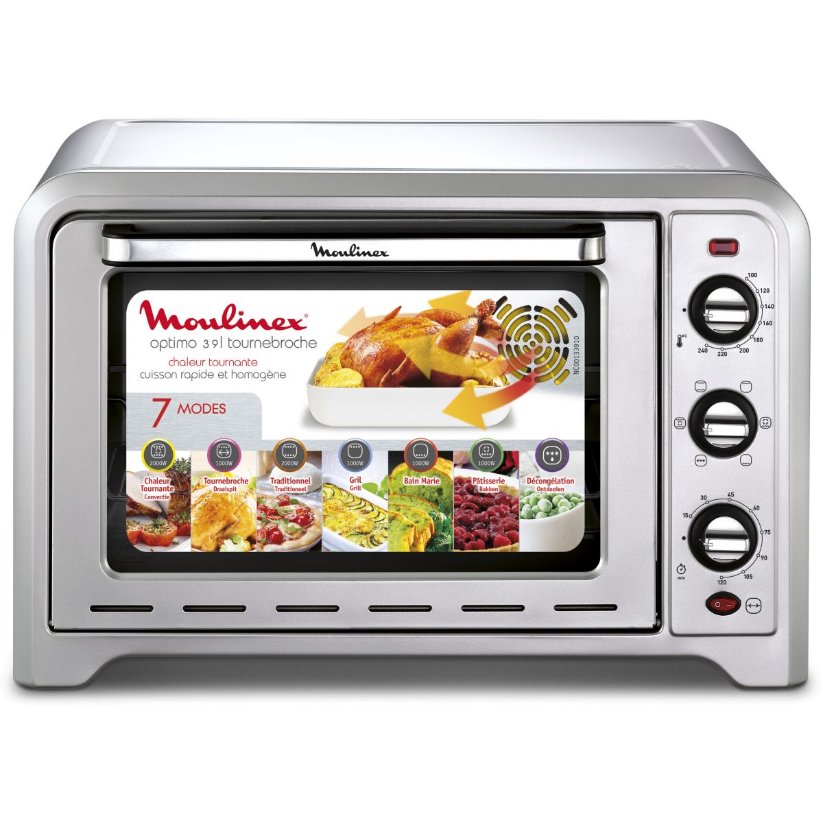 Mini four OX485E10 silver, MOULINEX