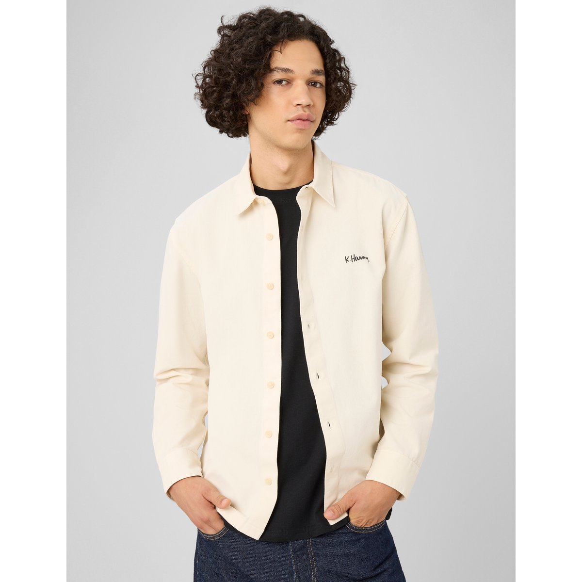 Chemise licence keith haring naturel, BZB